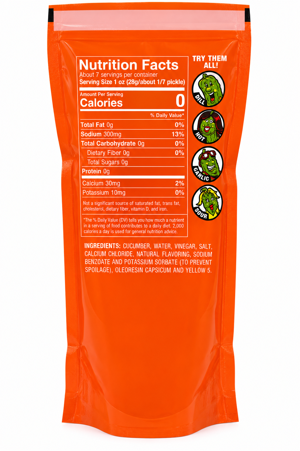 Van Holten’s Sour Sis Sour Pickle-In-A-Pouch