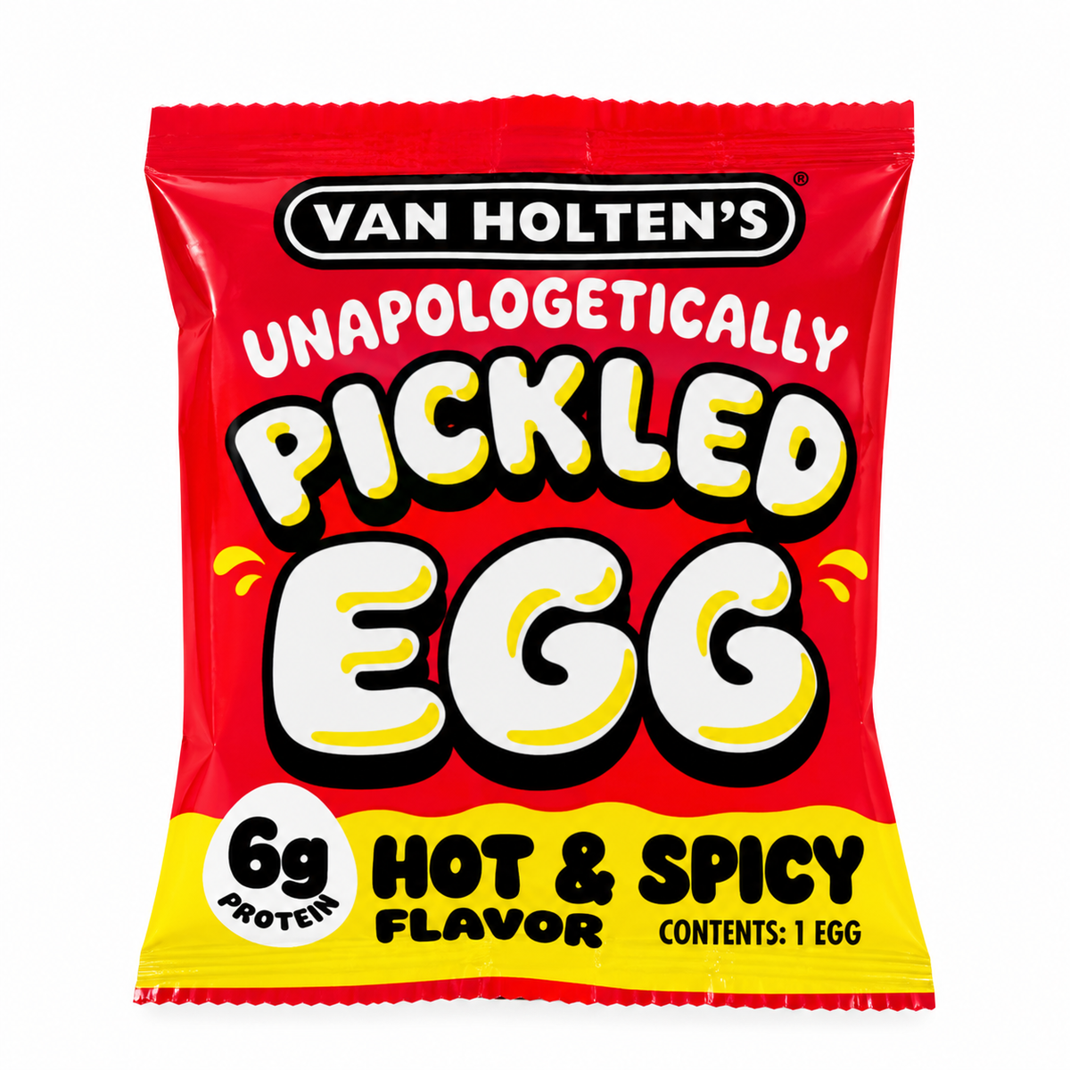 Van Holten’s Unapologetically Hot & Spicy Pickled Egg – 1 Count