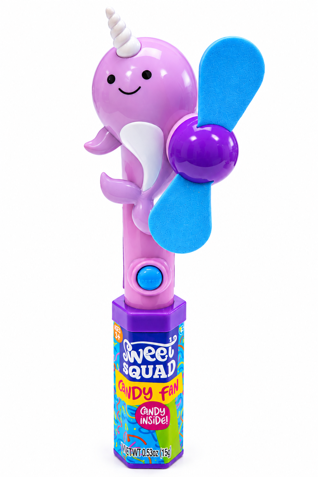 Sweet Squad Candy Fan- Fruit Flavored Candy Fan - 0.53oz