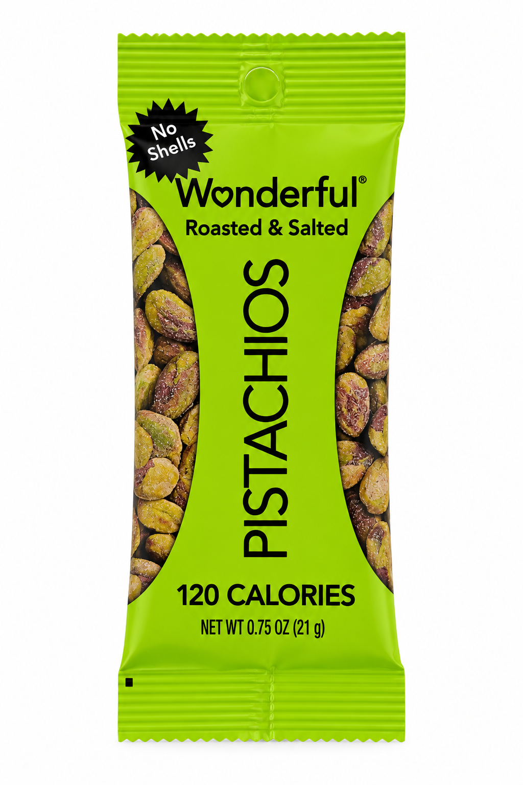 Wonderful Pistachios No Shells Roasted & Salted – 0.75 oz