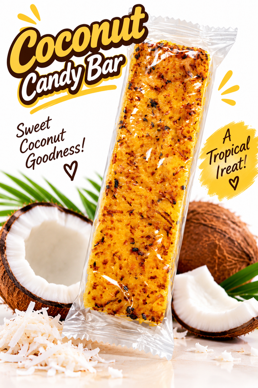 Yellow Coconut Candy Bar