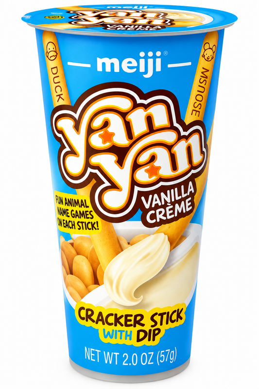 Meiji Yan Yan Biscuit Sticks with Cream Dip – 2 oz